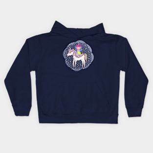 Princess and unicorn Kids Hoodie